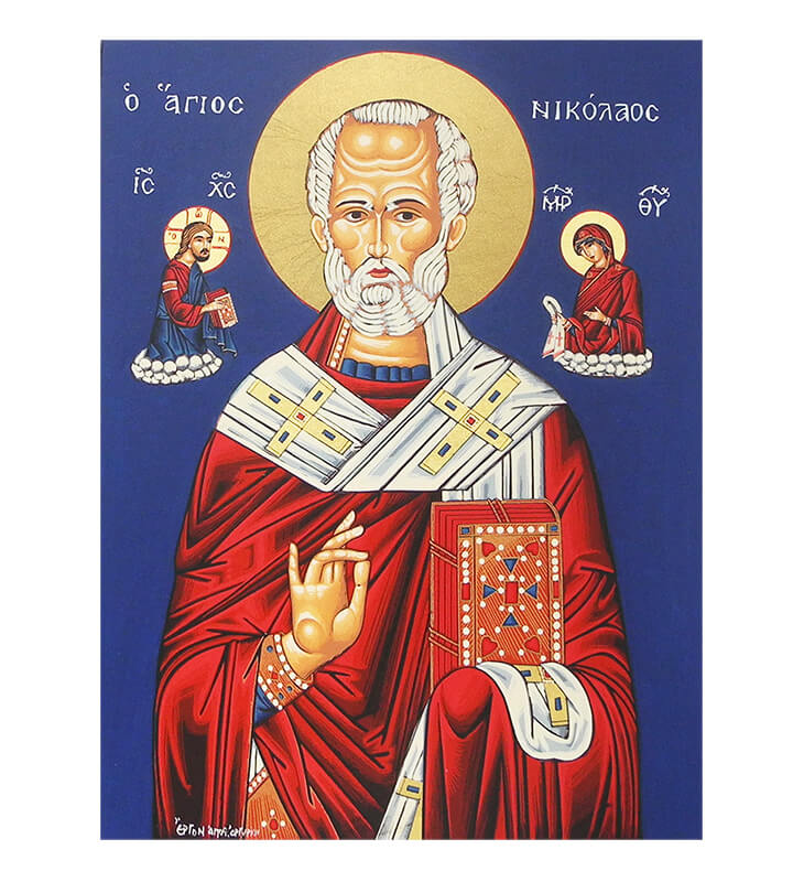 Дървена икона наСвятой Николай (Wooden Icon) 24x18cm 4043704